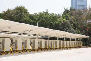 互助膜结构停车棚